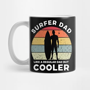 Surfer Dad Like a Regular Dad But Cooler Mug